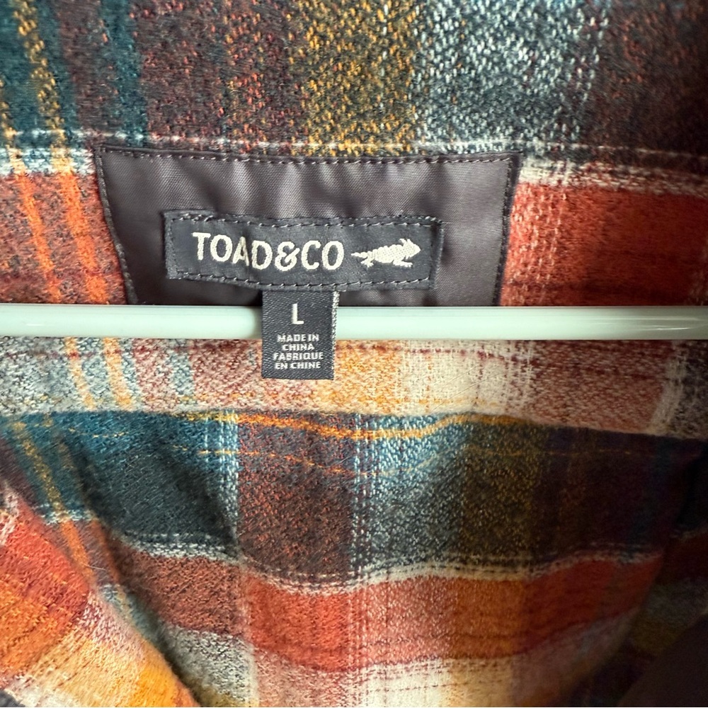 Toad & Co folk yeah shirt jacket sz L - Picture 2 of 6